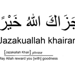 Jazakallah Khairan