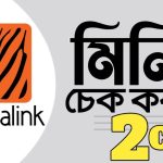 banglalink minute check